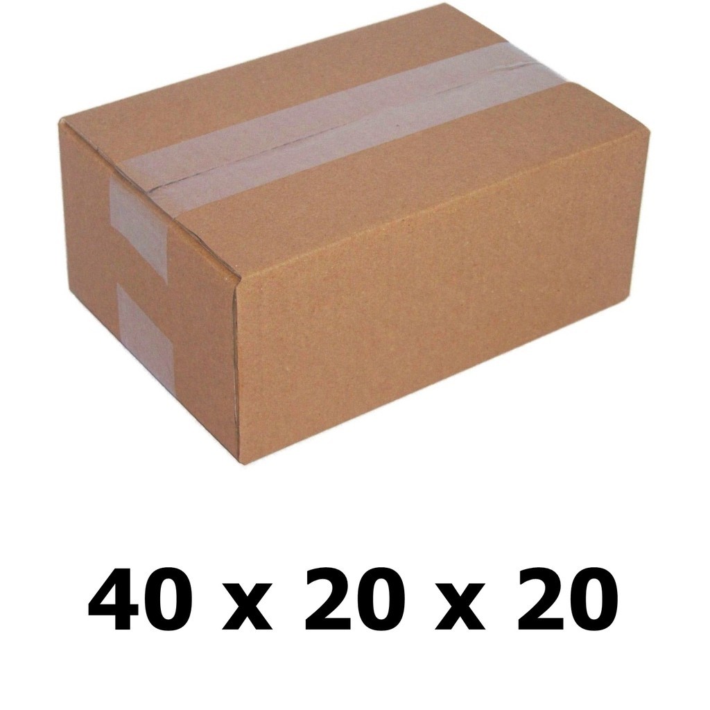 100 Caixas de Papelão 40x20x20 cm Reforçadas para Envio e E-commerce 40 X 20 X 20