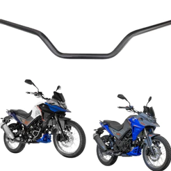 Guidão Para Dafra Nh 190 2019 2020 2021 2022 2023 Nh 300 2023 2024 2025 Preto