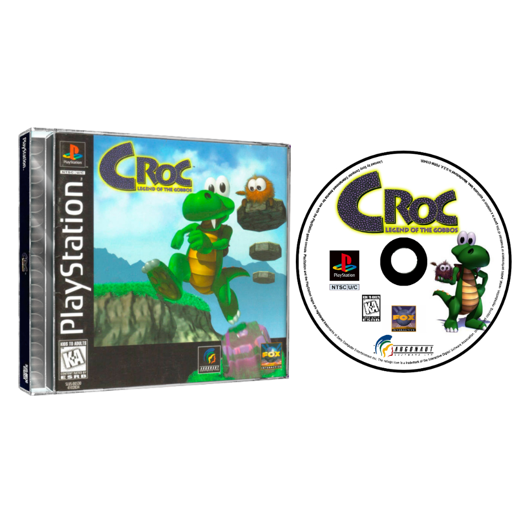 Jogo Croc Legend of the Gobbos Para PS1 Playstation 1