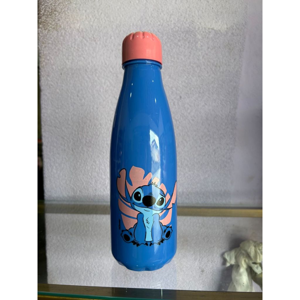 garrafa squeeze personagens disney 600ml com tampa de  rosca sticth - homem aranha