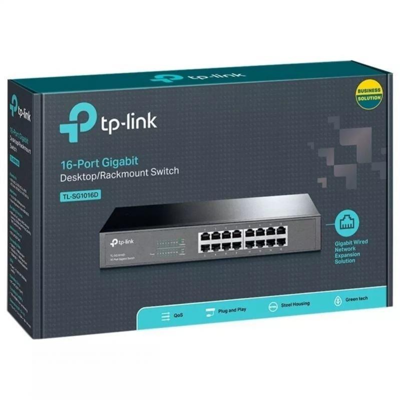 Switch Tp-link Tl-sg1016d Switch Série 10/100/1000mbps