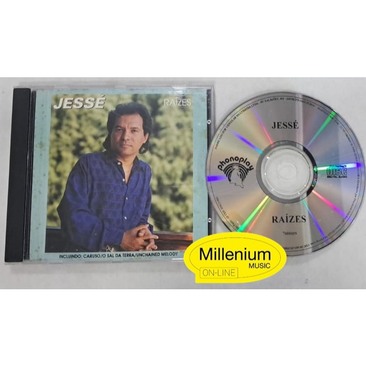CD Jessé  Raízes 1992 Original Gravadora Colecionador Ótimo Estado
