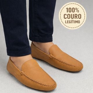 Mocassim Masculino em Couro Legítimo – Conforto, Estilo e Qualidade Premium