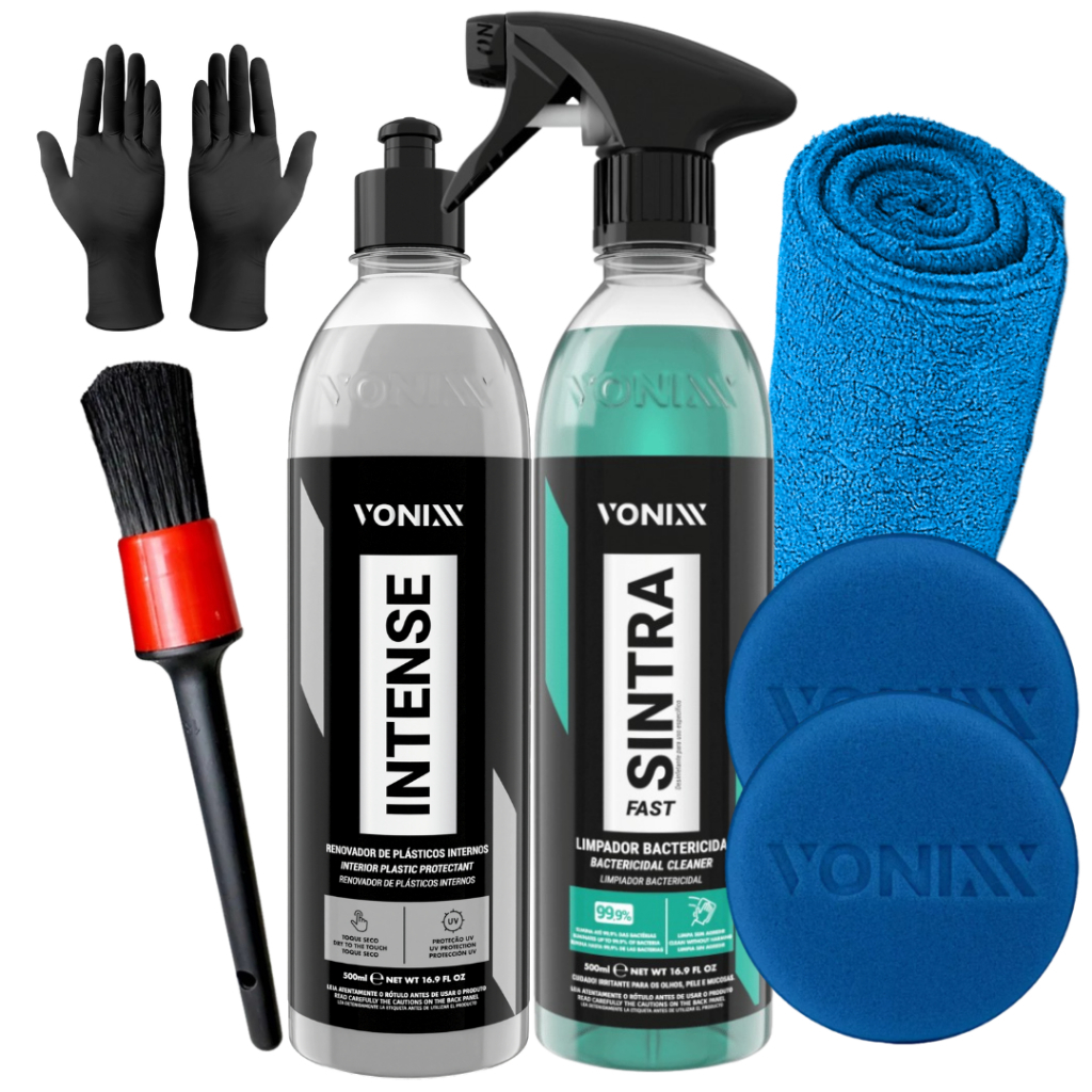 Limpador para Partes Internas Sintra Fast+Revitalizador de Painel Portas Intense