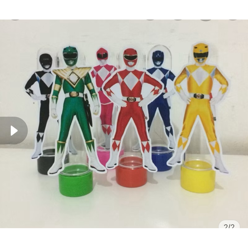 Tubete Power Rangers - Lembrancinhas Power Rangers - Festa Power Rangers