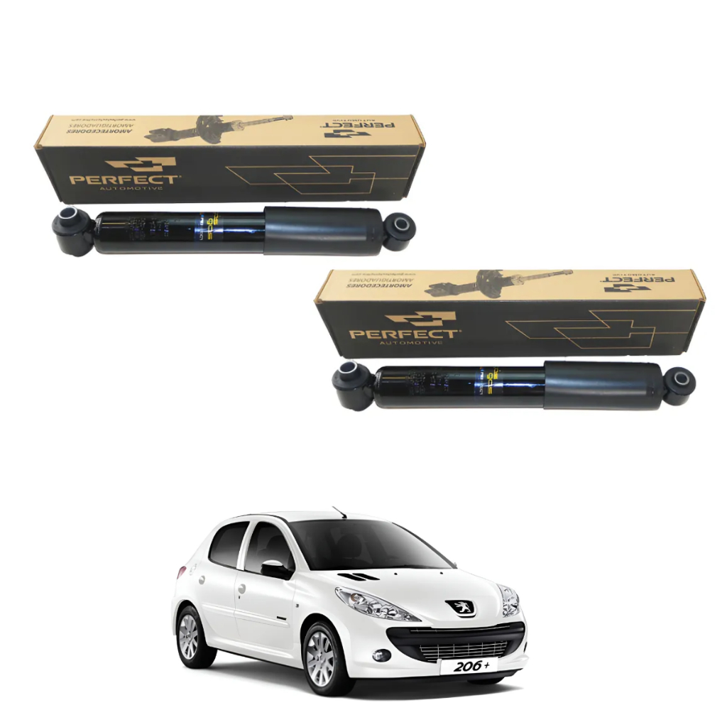 Par Amortecedor Traseiro LD LE 206 Conversível 2001 A 2005 206 1.0 1.4 1.6 1999 A 2010