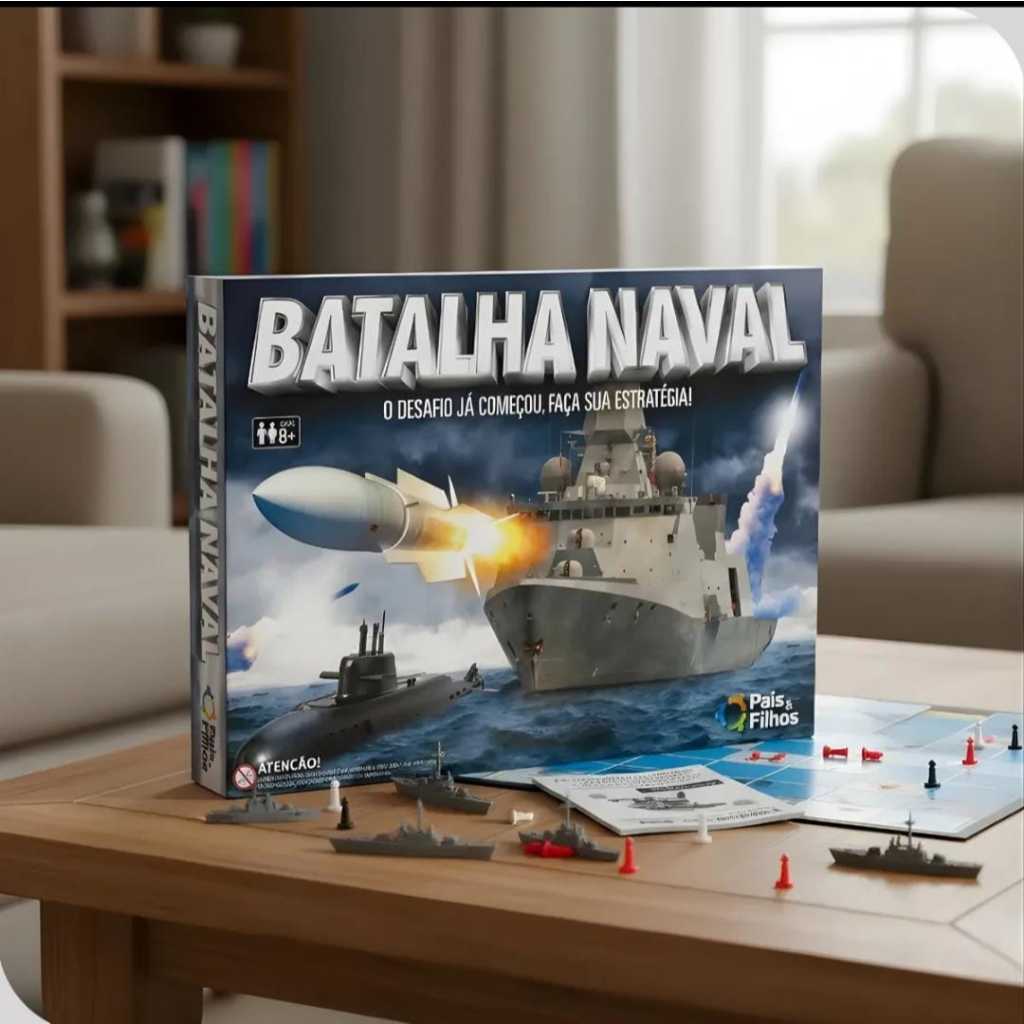 Jogo Batalha Naval Pais & Filhos | Estratégia e Diversão para Crianças e Família