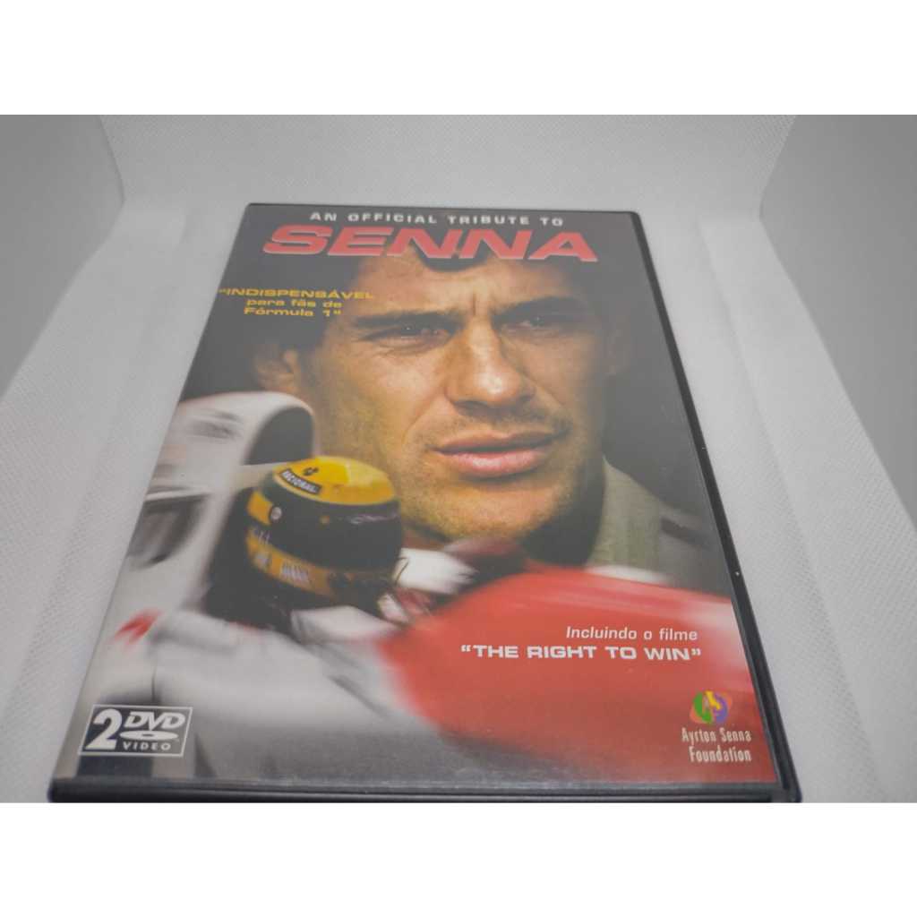 Dvd Senna - An Official Tribute To Senna - Nacional - Duplo - Usado!!!