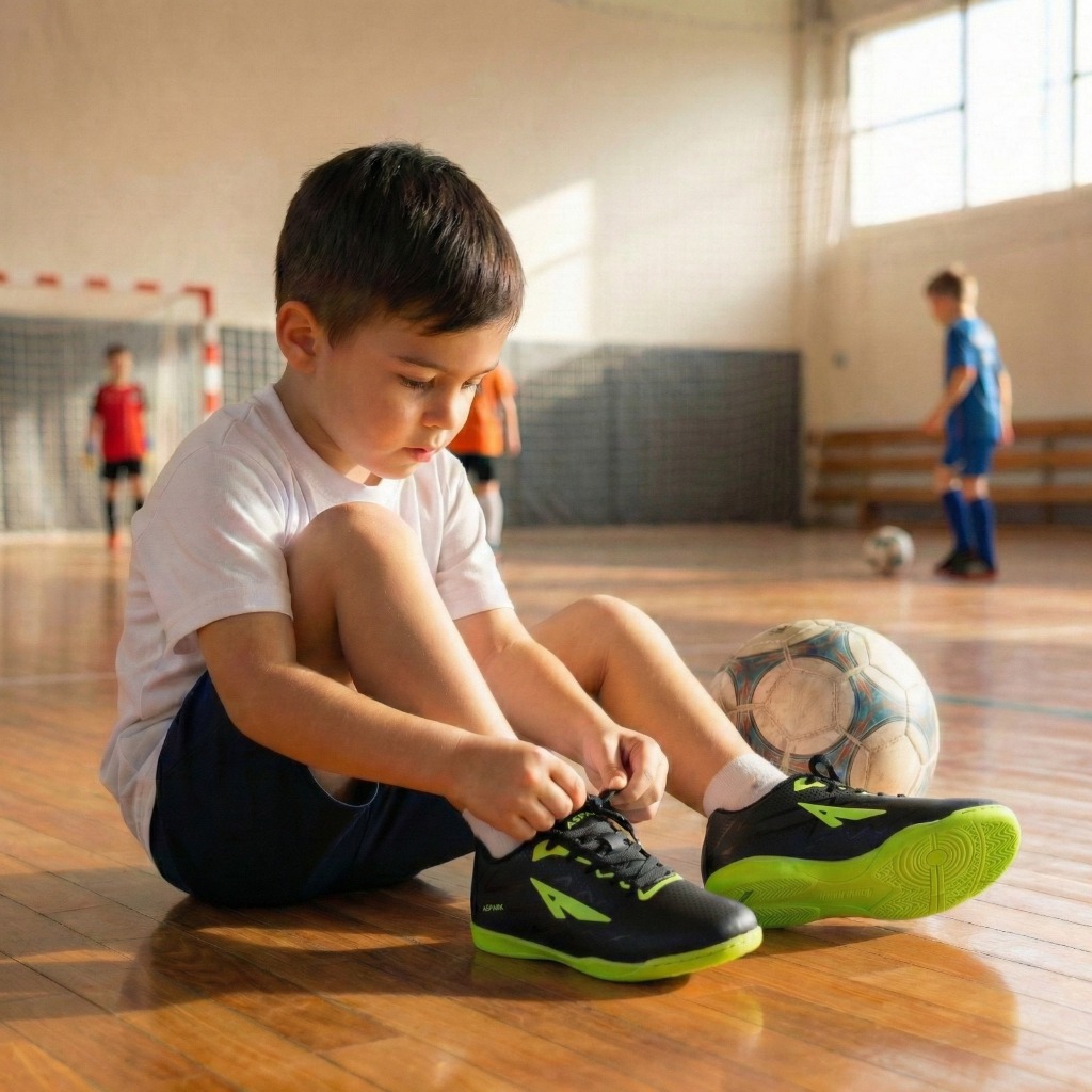 Tênis Baby Futsal Infantil para Quadra Lisa Alta Durabilidade