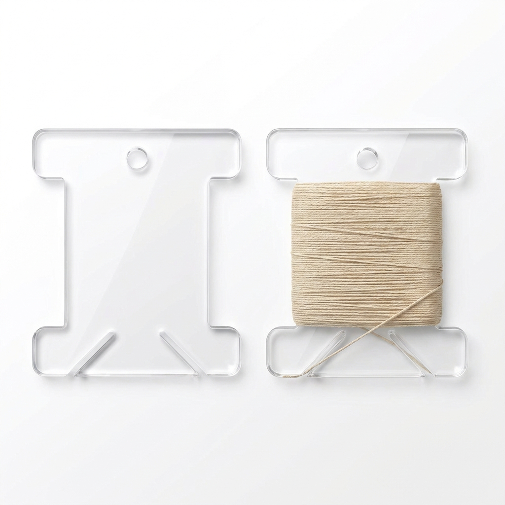 Kit 50 Placas para Enrolar Linha de Costura Meadas Bordados e Fitas