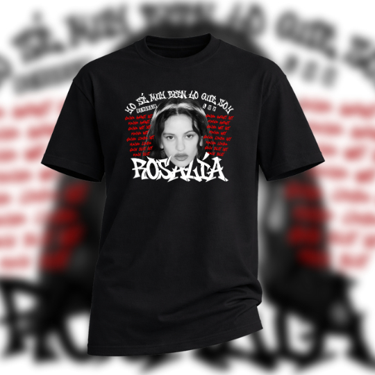 Tshirt Personalizada Da Cantora Rosalía Vila Tobella - Pop Música Internacional Berghain l 100% Algodão Unissex