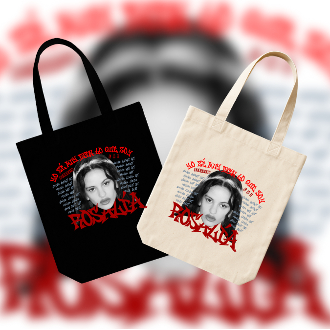 Ecobag Cantora Rosalía Berghain Música Internacional Espanhola l 100% Algodão