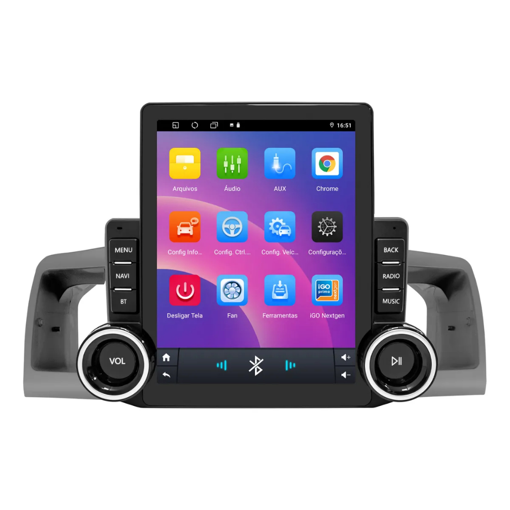 Multimidia Tesla Corolla Fielder Android Decacore 4gb/64gb