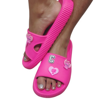 Chinelo Nuvem Slide muito macio personalizado com Pin a sua escolha- chinelo personalizado para você