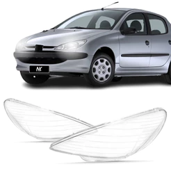 Par/Un Lente Farol Peugeot 206 1999 2000 2001 2002 2003 2004 2005 2006 2007 2008