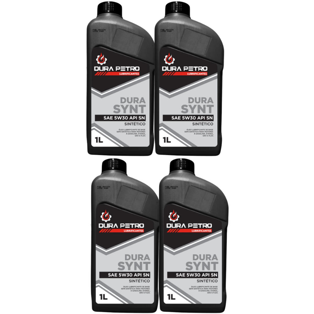 Óleo 5W30 Sintético Dura Petro kit 4 unidades alta qualidade em Oferta na Shopee