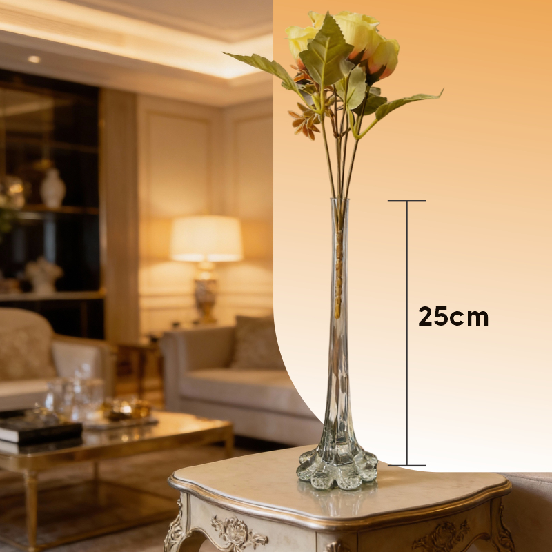 Vaso Solitário Decoração Tulipa Decorativo Para Casamento Festas 25cm em Oferta na Shopee