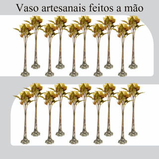 20 Vasos Solitários de Vidro para Centro de Mesa Festa Casamento 25cm Altura em Oferta na Shopee