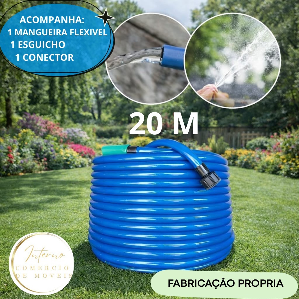 MANGUEIRA 20 Metros para Jardinagem Lavanderia em Oferta na Shopee