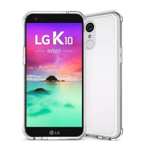 Capa Capinha Tpu Anti Impacto Transparente Para LG K10 2018 Bordas Reforçadas