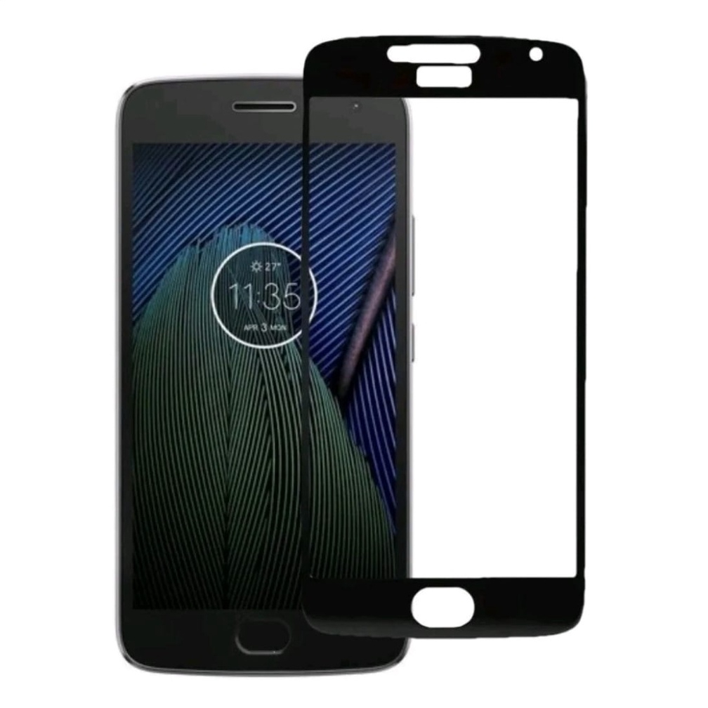 Película De Vidro Temperado 3D 9H Para Motorola G5 Plus Full Cover - Envio imediato