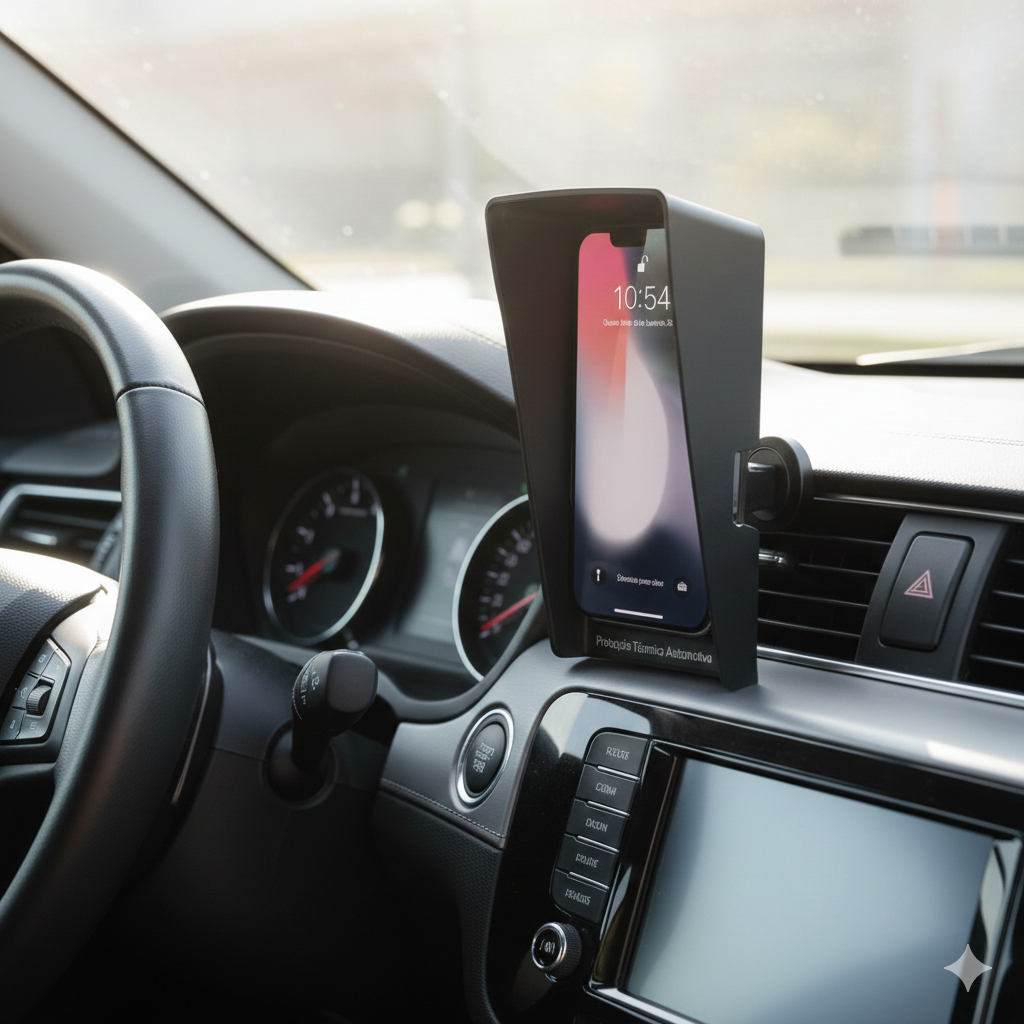 Capa Protetora Celular Contra Sol E Calor Suporte Uber 99 Universal em Oferta na Shopee