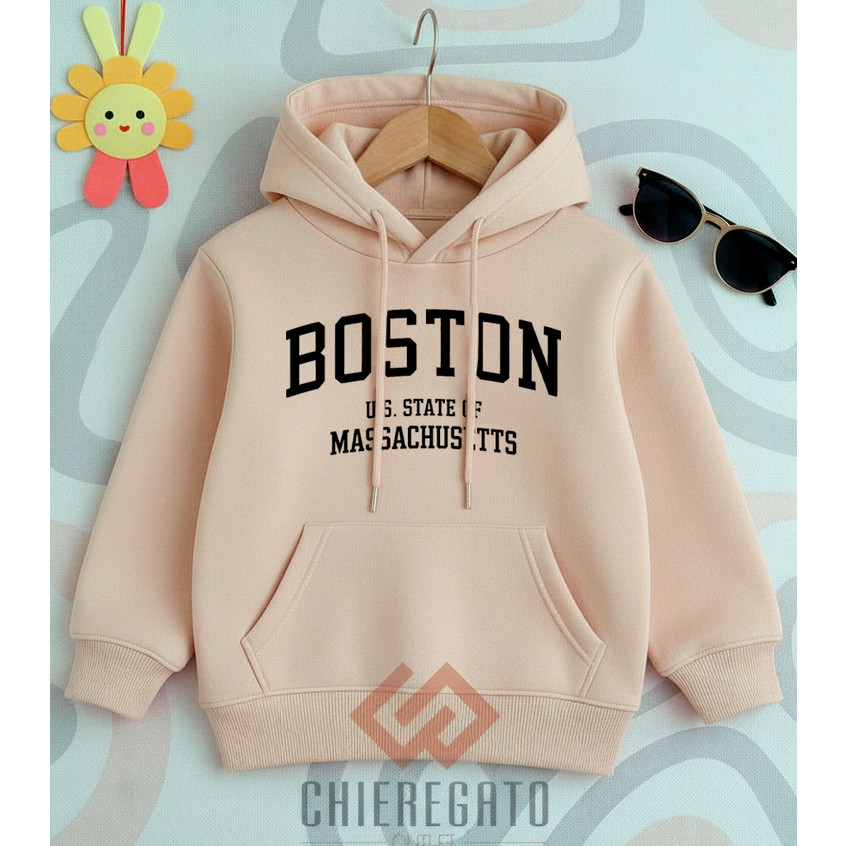 Moletom Infantil Blusa de Frio Flanelada Juvenil Streetwear Menino Menina Inverno Bolso Canguru
