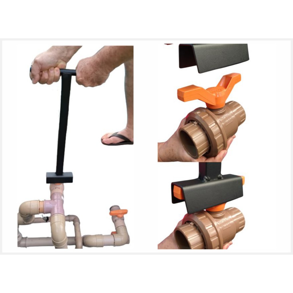 Produto para Piscina: Chave para Abrir Registro Travado em Aço Reforçado - Fácil e Durável