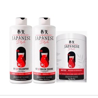 Escova Progressiva Japonesa 2x1000ml + Btox Japonesa 1Kg. btx otox redutox