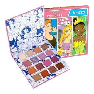 Paleta de Sombras Princesas Da Disney Cartonada Fennza DIS130