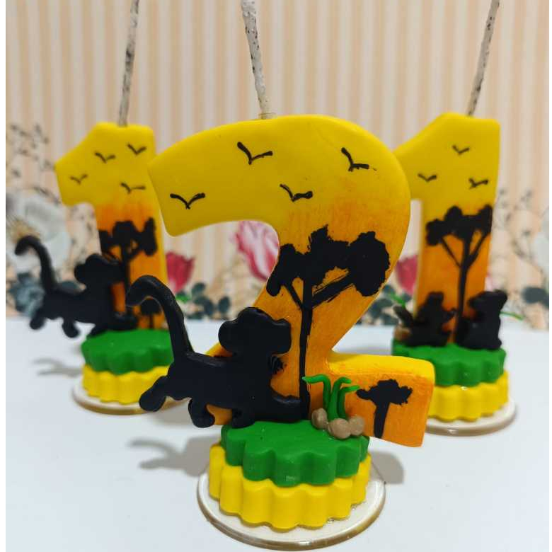 Vela em Biscuit do Rei Leão para Festa Infantil/ Pronta Entrega em Oferta na Shopee