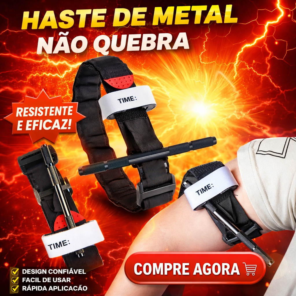 Torniquete Tático Aph Primeiros Socorros EDC Haste Alumínio Profissional