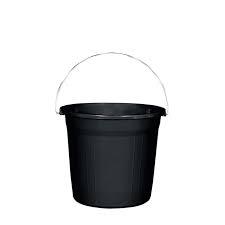 (2.20) BALDE 6 L - PRETO- DECORPLAST UTILIDADE (NC)