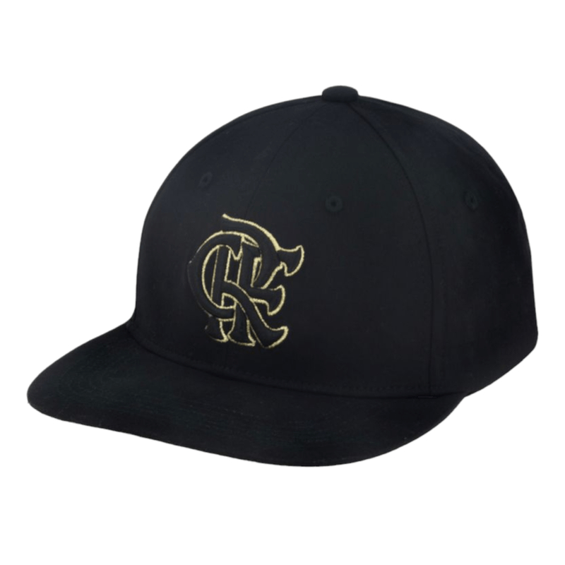 Boné Flamengo Aba Curva CRF Bordado Frontal Preto SuperCap em Oferta na Shopee