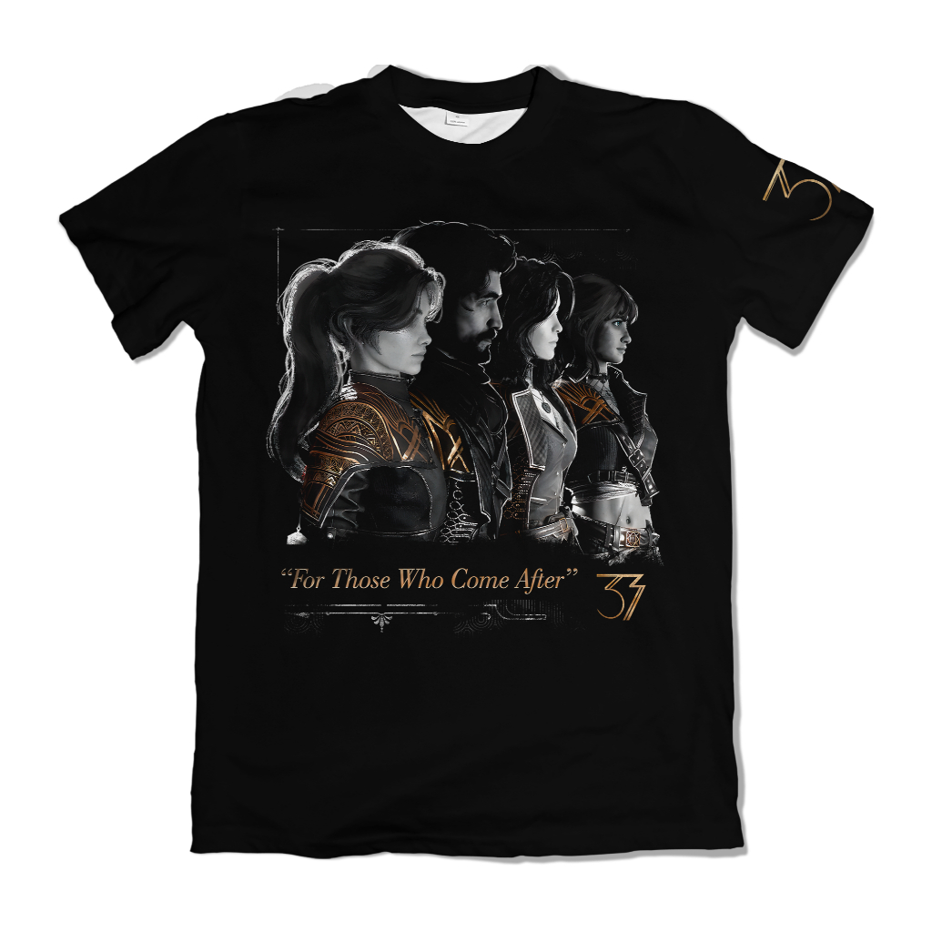 Camiseta For Those Who Come After Clair Obscure Expedition 33 Game em Oferta na Shopee
