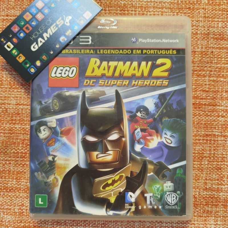 Game LEGO Batman 2: DC Super Heroes Ps3 Midia Física Semi-novo Original