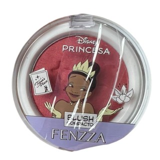 Blush Compacto Fennza Princesa da Disney Tiana Ariel Cinderela