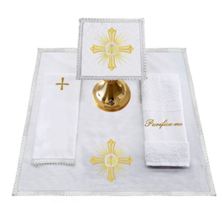 Conjunto De Alfaias Para Altar Em Tecido Litúrgico para altar Cruz em Oferta na Shopee