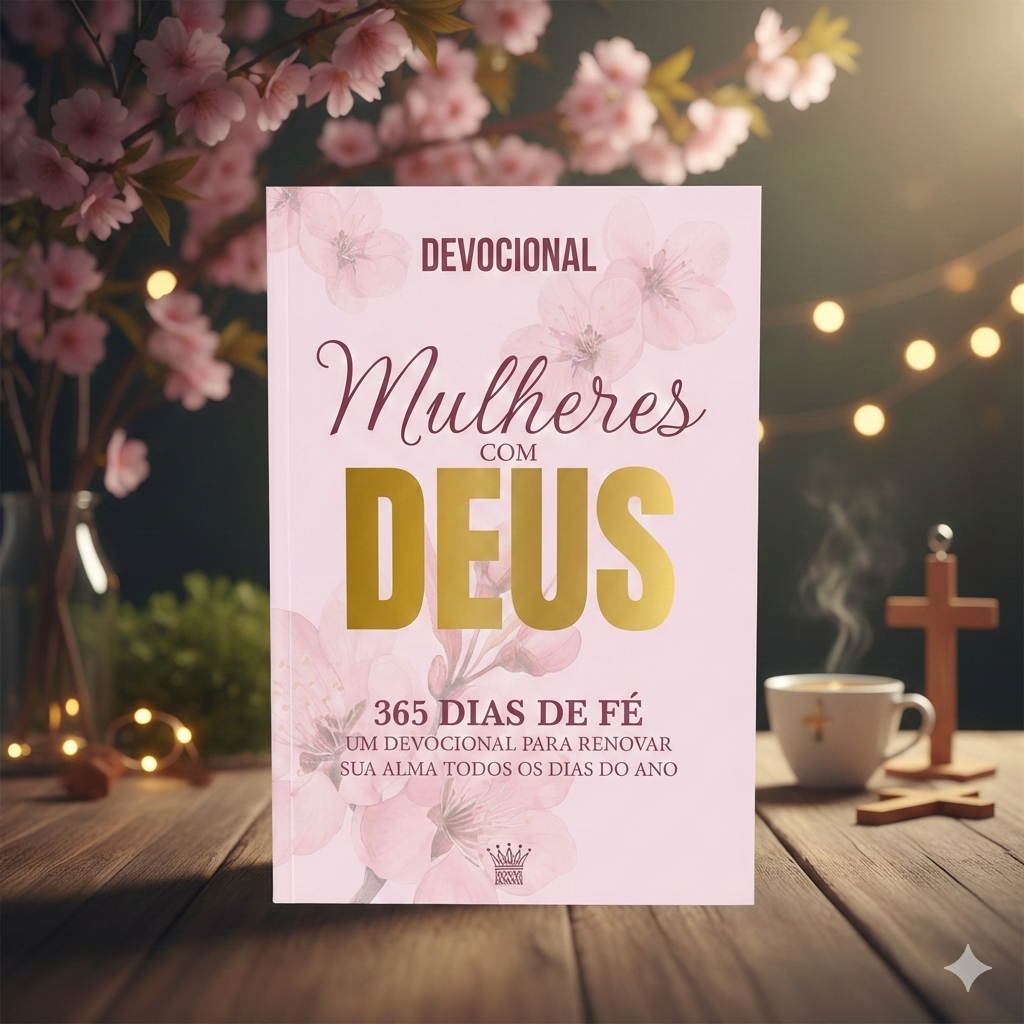 Livro Mulheres com Deus - 365 Dias de Fé - Devocional Lacrado Presente