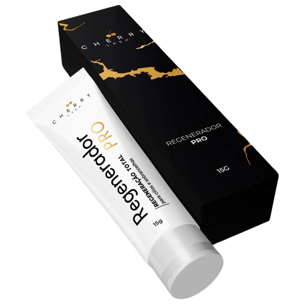 Creme Regenerador Pro Cherry Lash 15g Cílios e Sobrancelhas Regeneração Total Tratamento e Cuidado