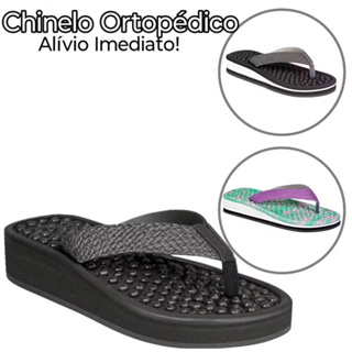Chinelo leve Ortopédico para Esporão E Fascite Plantar Original Direto Fábrica em Oferta na Shopee