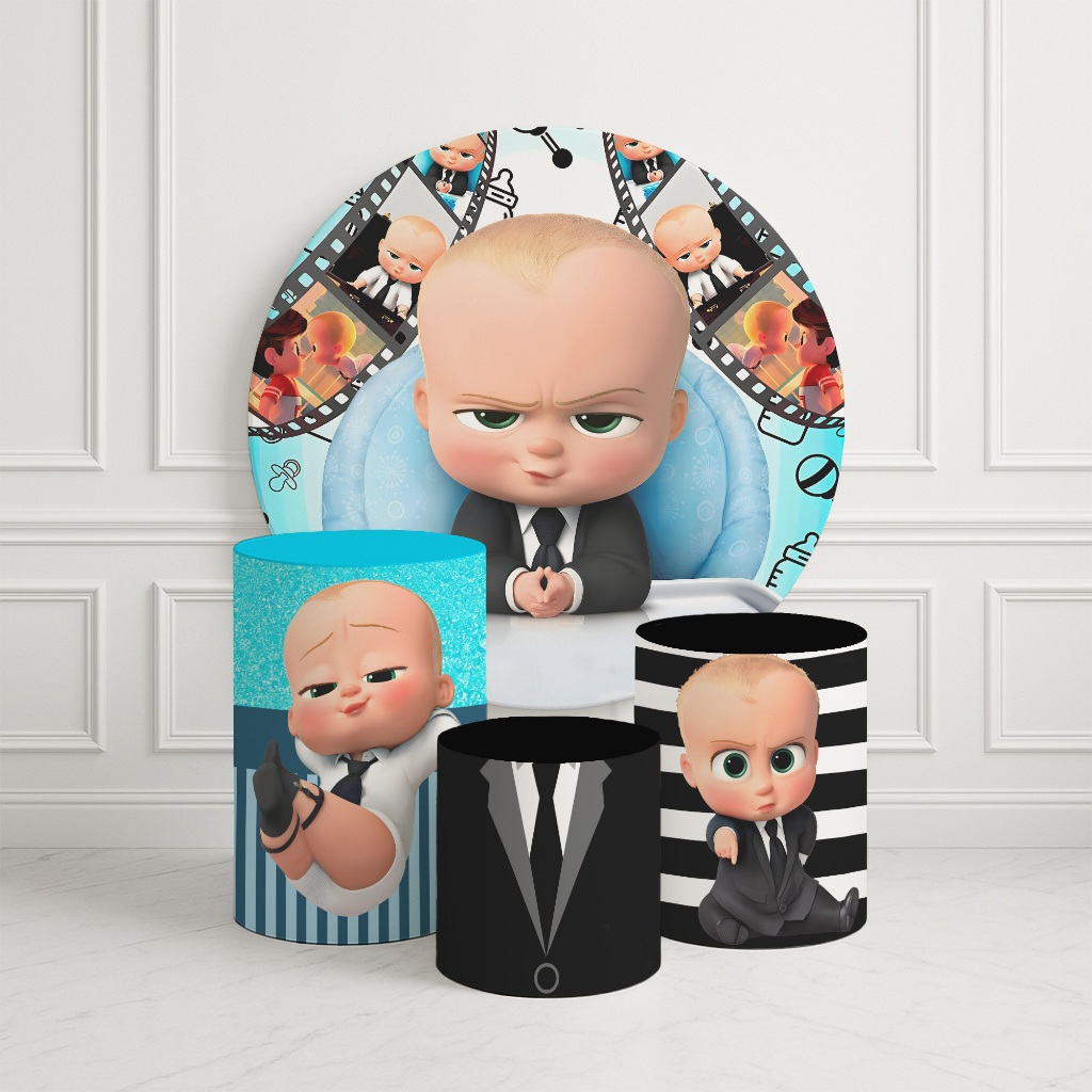 Kit Painel De Festa O Poderoso Chefinho REF 193 em Oferta na Shopee