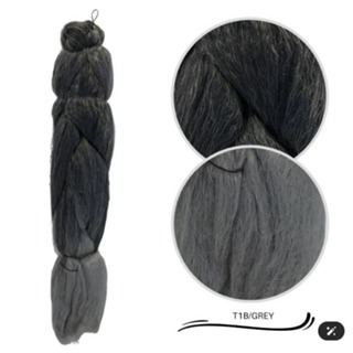 Cabelo Ser Mulher  Super Jumbo Degradê 399g Cor T1B/Grey para Cabelos Longos Com Volume e Estilo em Oferta na Shopee
