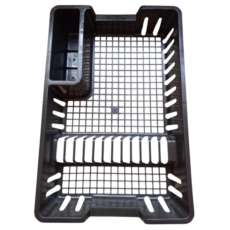 Escorredor de Louças 12 Pratos Plástico Escorredor Talheres Copos Louça ArqPlast 44 x 29 x 8 cm