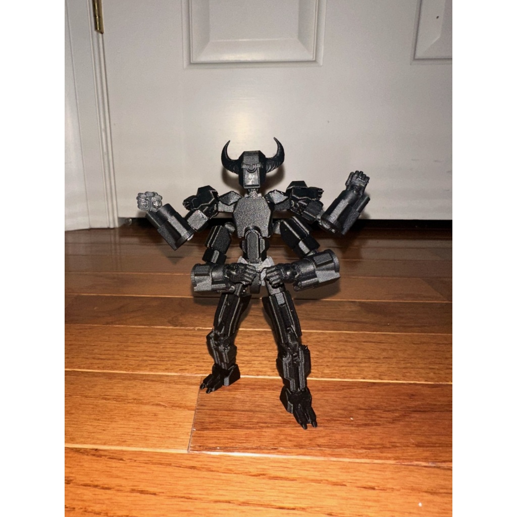 Boneco Dummy 13 Monstro Articulado Brinquedo Decoração - Montado - Impressão 3D