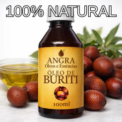 Óleo de Buriti 100% Puro e Natural | Uso Cosmético e Capilar