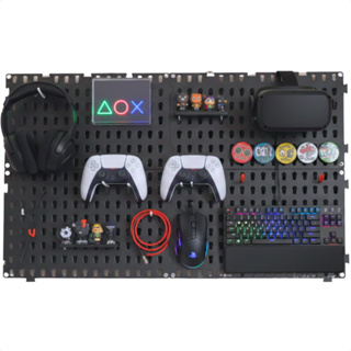 Painel Pegboard Organizador Setup Gamer 59x35 + Brindes em Oferta na Shopee