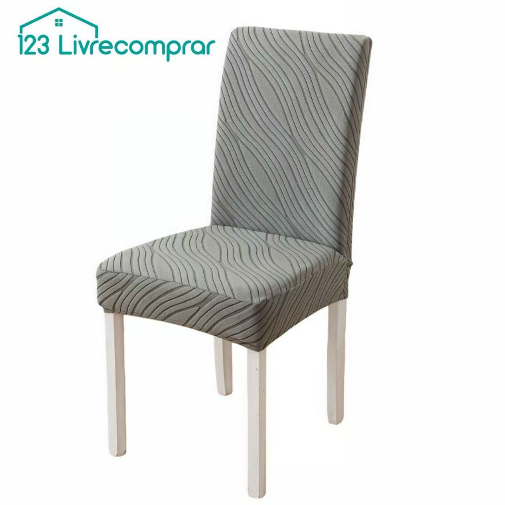 KIT2/4/6/8 Capa de Cadeira Elastizada Protetora Decoração Lavável Casa Moderna em Oferta na Shopee