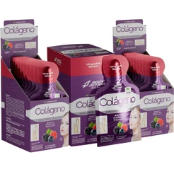 Kit 3x Colágeno Verisol Ácido Hialurônico Gel - Total 30 Sachês Bodyaction