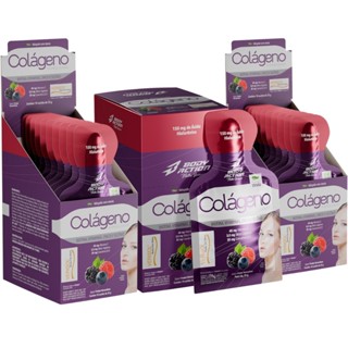 Kit 3x Colágeno Verisol Ácido Hialurônico Gel - Total 30 Sachês Bodyaction em Oferta na Shopee